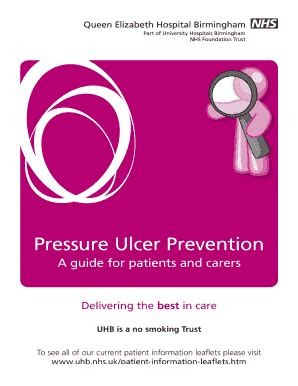 Fillable Online Pressure Ulcer Prevention Fax Email Print PdfFiller