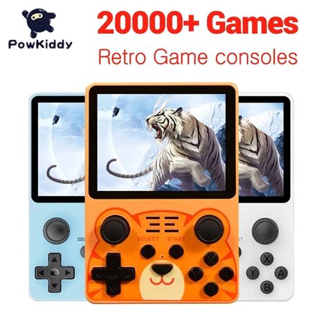 2023 NOVO V Deo Handheld Game Console POWKIDDY RGB20S Retro Sistema De