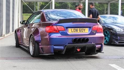 610hp Liberty Walk Bmw E93 M3 W Akrapovic Exhaust Revs Accelerations Sounds Youtube