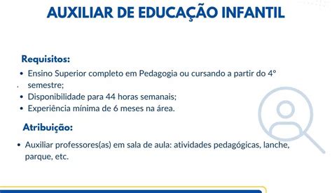 Auxiliar De Educação Infantil Salário - Auxiliar de Educação Infantil