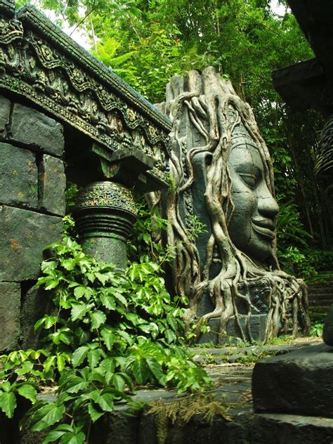 Jungle Cruise Statues | Ancient architecture, Jungle temple, Beautiful ...