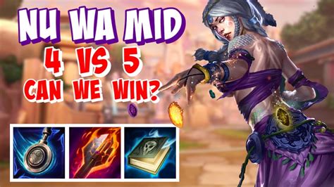 Nuwa Mid Gameplay Smite Crazy Late Game Vs Teammate Left Youtube