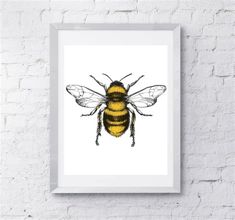 Digital Download Bumble Bee Wall Art Download Wall Art Home Decor