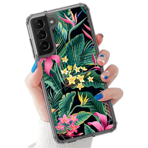 Galaxy S21 Fe Case Cbus Tropical Flower Phone Case For Samsung Galaxy S21fe 5g Floral Print