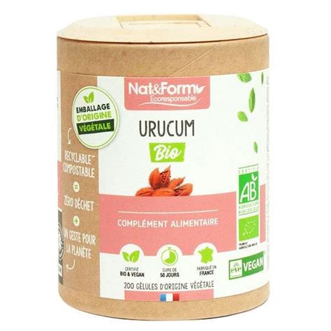 Nat Form Coresponsable Urucum Bio G Lules V G Tales Cdiscount