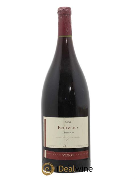 Acheter Echezeaux Grand Cru Domaine Fabrice Vigot 2000 Lot 3025