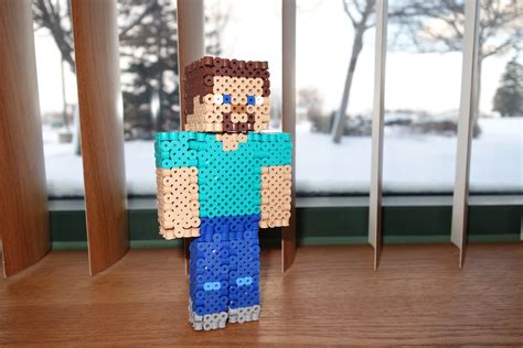 Minecraft Steve Perler Beads