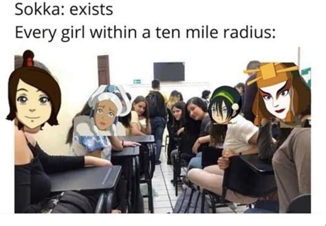 Sokka Is A Op Harem Protagonist Ravatarmemes