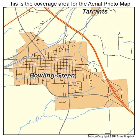 Aerial Photography Map of Bowling Green, MO Missouri