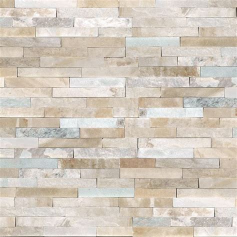 Rockmount Malibu Gold Splitface Ledger Panel 6 X24 Natural Quartzite