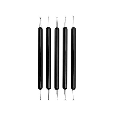 Kit Sculpture Ensemble D Outils De Pointage Pour Nail Art Stylets De