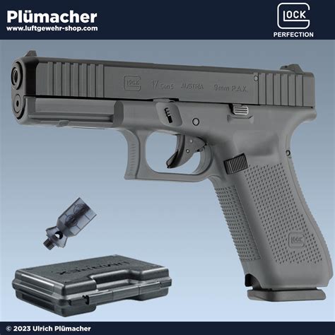 Glock 17 Gen5 Tungsten Grey Schreckschusspistole 9 Mm P A Luftgewehr