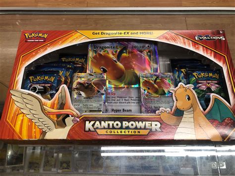 Mavin Pokemon Kanto Power Collection Box Dragonite Ex Xy Evolutions