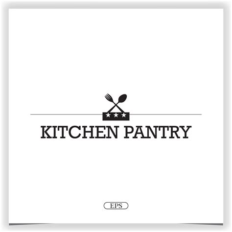 simple kitchen pantry logo premium elegant template vector eps 10 ...