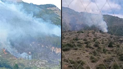 Cerro Quitasol se presenta un incendió en zona vegetal