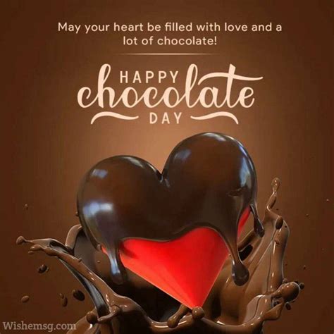 200+ Happy Chocolate Day Wishes Quotes Images - Wishemsg.Com