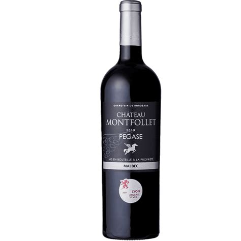 Château Montfollet Pégase 2019 A O P Blaye Côtes de Bordeaux Vin