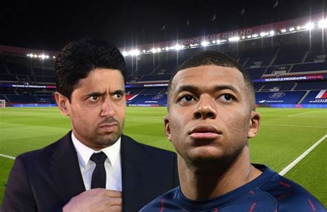 Nasser Al Khelaifi Y Kylian Mbappé Defensa Central