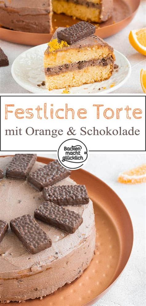 Köstliche Schokoladen Orangen Torte Recipe Food Food and drink