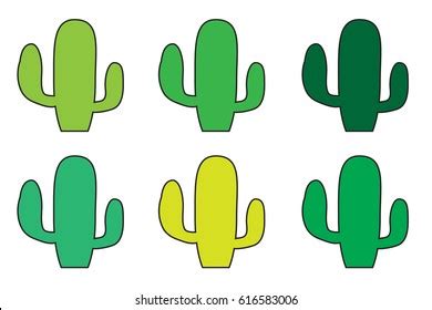 Sahuaro Cactus Minimalist Illustration Nature Art Stock Illustration ...