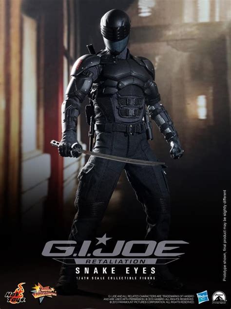 G I Joe Retaliation Snake Eyes Hot Toys Figure Revealed Snake Eyes Snake Eyes Gi Joe Hot Toys