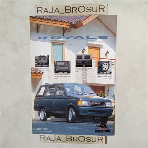 Jual Poster Brosur Katalog Flyer Jadul Lawas Isuzu Panther Royale Kab