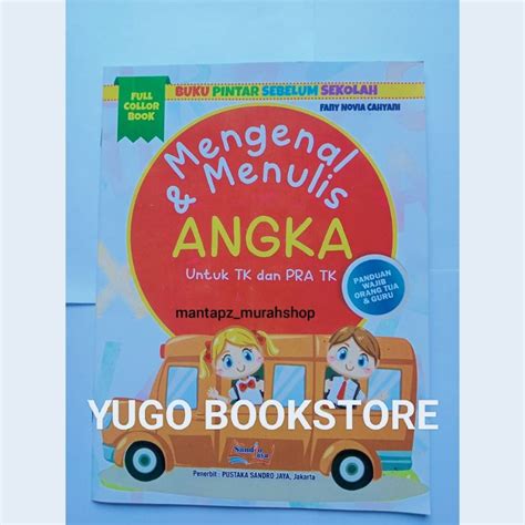 Jual BUKU ANAK MENGENAL MENULIS ANGKA UNTUK TK DAN PRA TK ORIGINAL