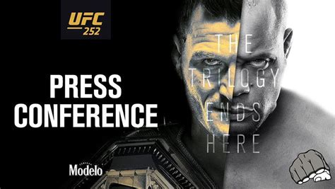 UFC 252 Conférence de presse d avant combat UFC Fans