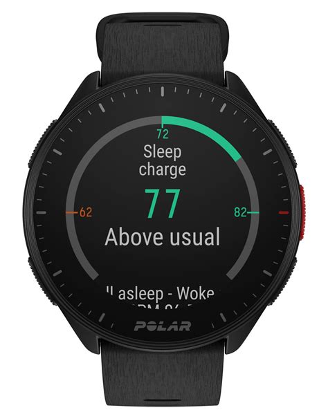 Polar Pacer Black Outdoor Watches : Snowleader