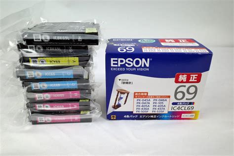 Yahooオークション Epson Ic4cl69 Ic69系 エプソン純正インクカート