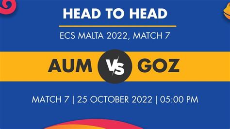 Aum Vs Goz Player Stats For Match And Who Will Win Today S Ecs