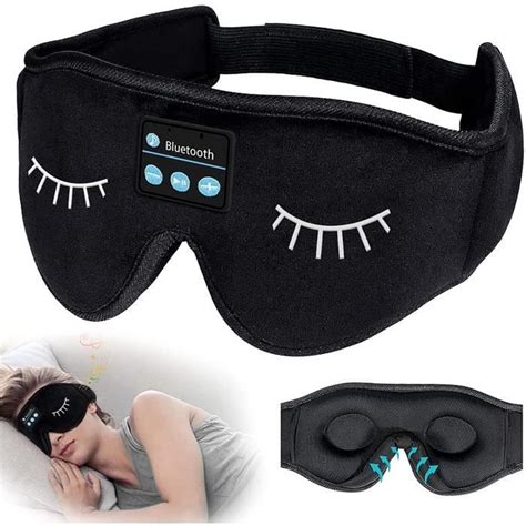 Masque De Sommeil Bluetooth Casque De Sommeil Sans Fil D Couteurs