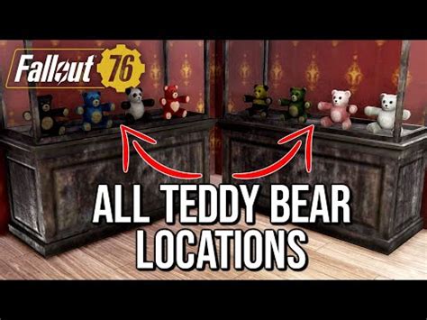 All Teddy Bear Locations In Fallout 76 Display Case Collections