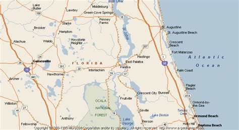 Map of Palatka