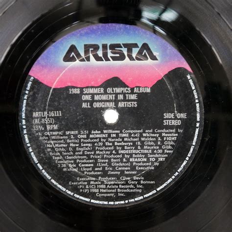 va summer olympics album  moment  timearista artlp