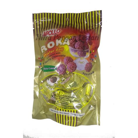 Jual Wafer Bola Coklat Roka Apollo Apollo Roka Wafer Ball Nutty