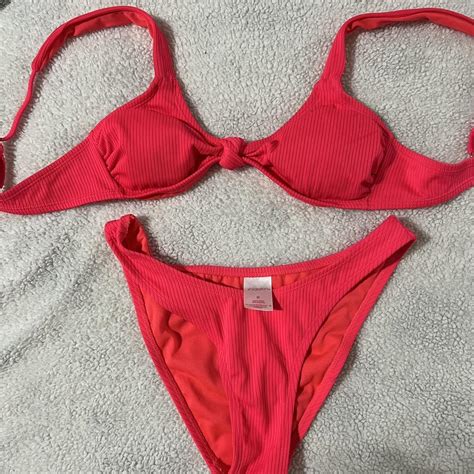 Target Pink Bikini Sized As M But Fits Small Depop