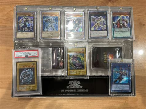 【未使用に近い】遊戯王20th Anniversary Duelist Box 開封品ブラックマジシャン ブルーアイズpsa9セットの落札情報