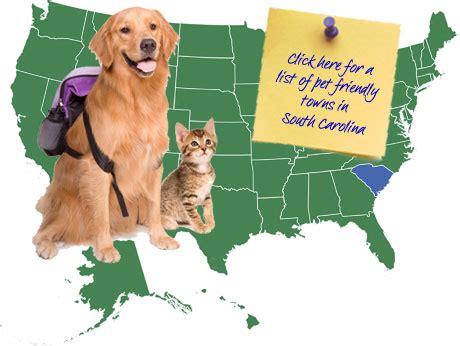 South Carolina Pet Friendly Travel, South Carolina Pet Friendly Vacations