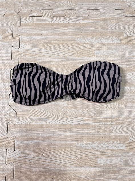 Zebra Print Bikini Top On Carousell