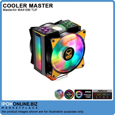 Cooler Master MasterAir MA410M TUF Gaming Edition RGB Lighting Dual