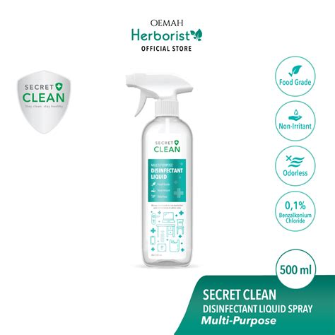 Secret Clean Food Grade Disinfectant Liquid Cairan Desinfektan Ml