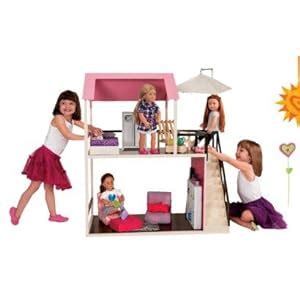 Amazon.com: Our Generation Wooden Dollhouse for 18 inch dolls like ...