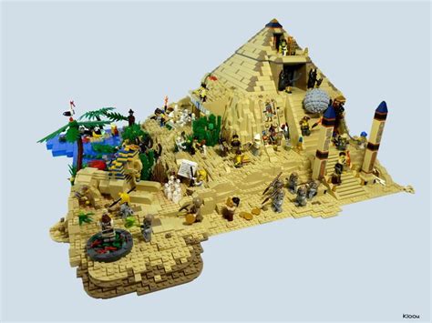 La Pyramide Du Pharaon Kâ Kih Lego Deserts Lego Lego Worlds