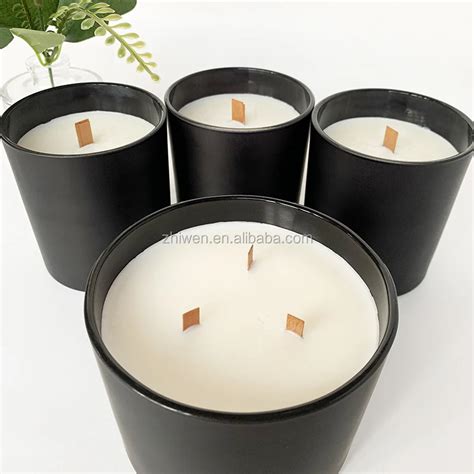 Matte Black Candle Jar With Lidcandle Jar Matte Blackmatte Black