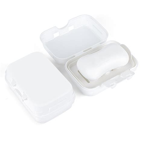 DODAMOUR 2 Pcs Travel Soap Holder Container Portable Soap Case With