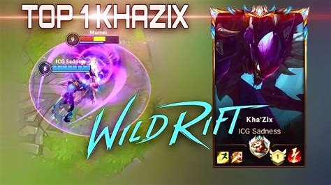 Wild Rift Challenger Khazix Gameplay Rank 1 Khazix In Asia Server