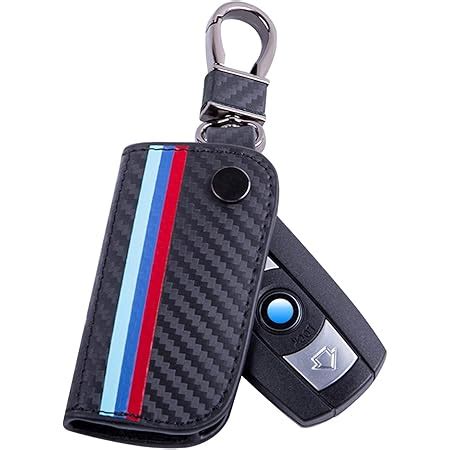 Amazon Silicone D Carbon Key Fob Cover With Keychain For Bmw