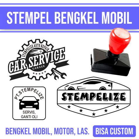 Jual Stempel Bengkel Mobil Shopee Indonesia