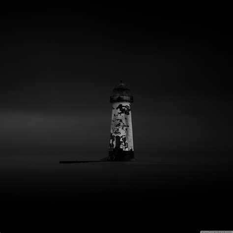 Talacre Lighthouse Ghost 4K UHD Wallpaper for UltraHD Desktop and TV